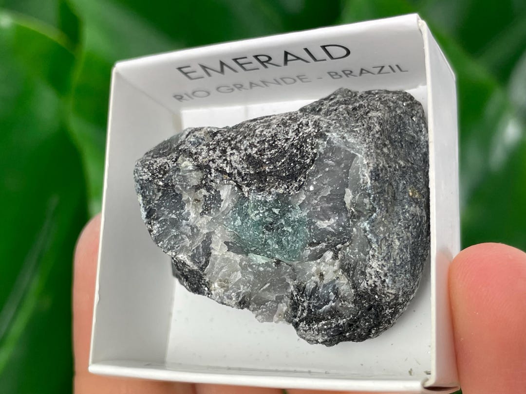 Natural Emerald From Rio Grande, Brazil – Beryl Crystal,mineral ...