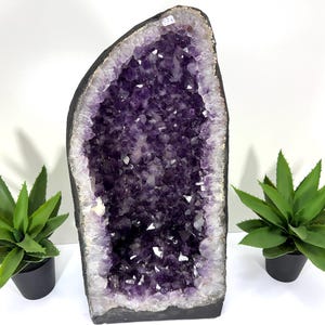 Large Geode Amethyst from Brazil,Geode Amethyst,Big Geode Amethyst Crystal,Mineral Specimen,Purple Quartz,Home Decor,Interior,Amethyst