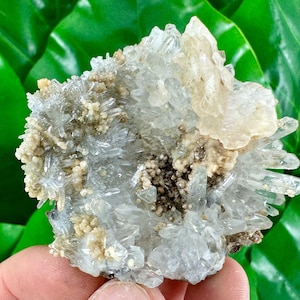 Amazing Quartz with Calcite from 9th September mine,Madan,Bulgaria,Transparent Quartz,Quartz Cluster,Home Decor, Energy