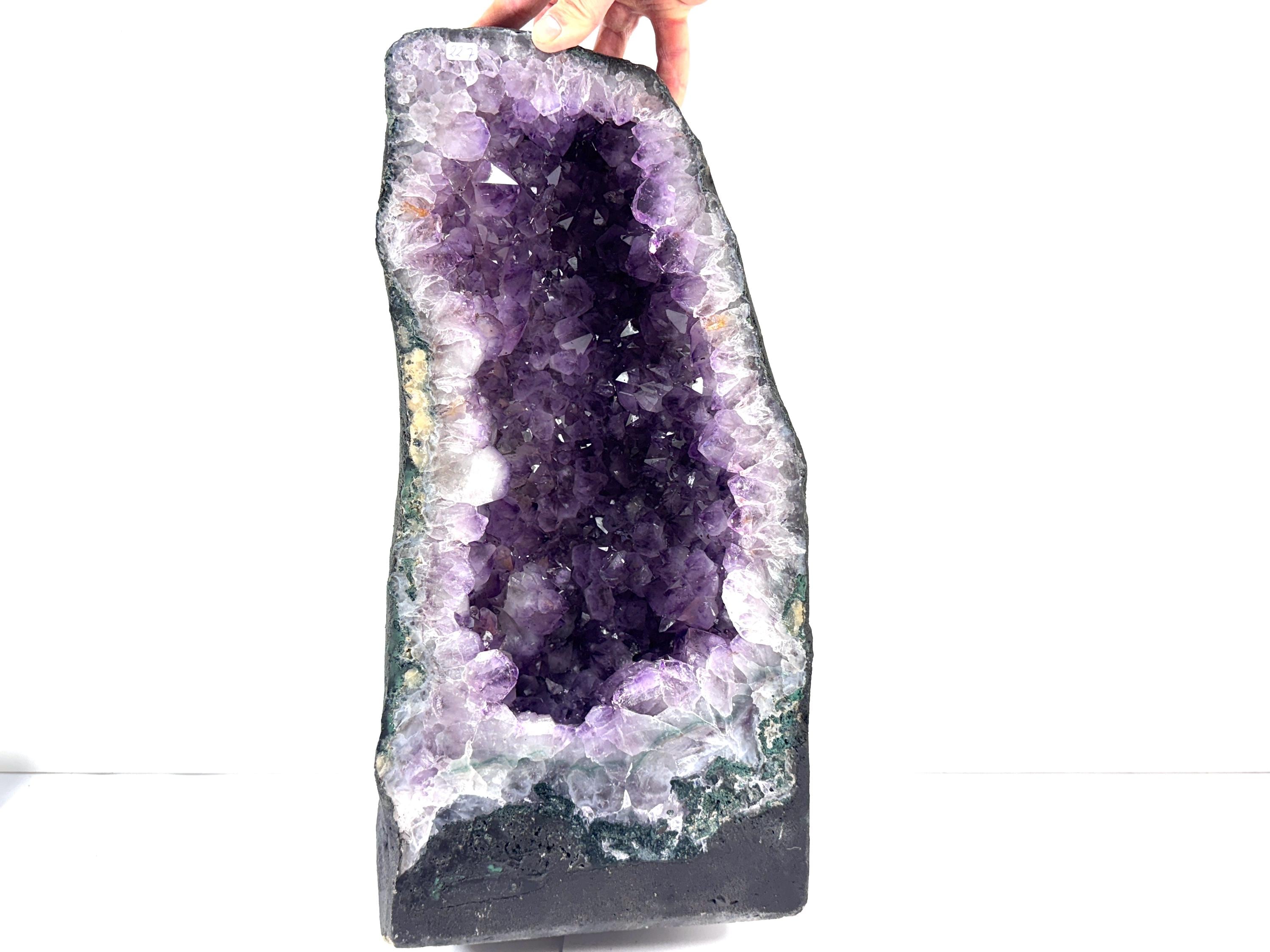 Large Geode Amethyst from Brazil,Geode Amethyst,Big Geode Amethyst Crystal,Mineral Specimen,Purple Quartz,Home Decor,Interior,Amethyst