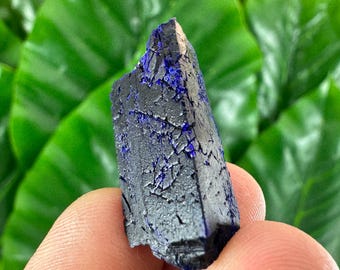 Cristal de azurita: Minerales y cristales de Marruecos, Colección de azurita, Ejemplar de azurita