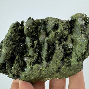 Epidote with Quartz from Hakkari Turkey,Mineral,Collection,Collectibles,Epidote Crystal,Epidote from Turkey,TurkishEpidote N25