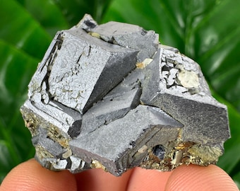 Galena with Chalcopyrite,Calcite from Borieva mine ,Madan,Bulgaria,Mineral,Crystal,Home decor,Collection N36