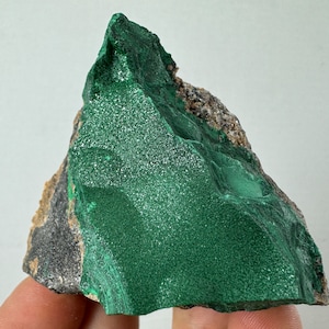 Congo Malachite Crystal Specimen: Green Chakra Stone (99 grams)