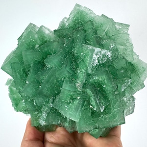 INCREDIBLE very rare Green Halite from Lubin mine,Poland,Green Halite Crystal,Green Halite mineral,Green Halite Collection,Hallite PolandN4