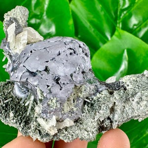Very rare Galena with Quartz and Calcite,Chlorite from Borieva mine,Madan,Bulgaria, Minerals,Specimens,Crystals,Bulgarian Minerals