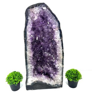 Large Geode Amethyst from Brazil,Geode Amethyst,Big Geode Amethyst Crystal,Mineral Specimen,Purple Quartz,Home Decor,Interior,Amethyst