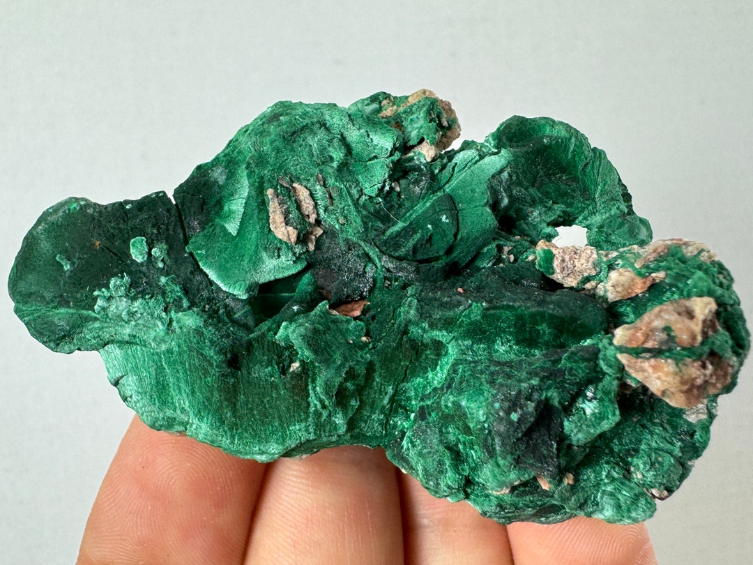 Congo Malachite Crystal Specimen: Green Chakra Stone (6.4 X 3.6 Cm) - Etsy