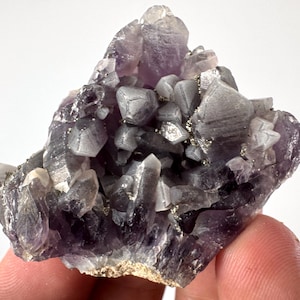 Rare Amethyst with Pyrite from Chala mine Bulgaria,Bulgarian Amethyst,Purple Quartz,Cluster,Specimen,Crystal,Chala mine N72