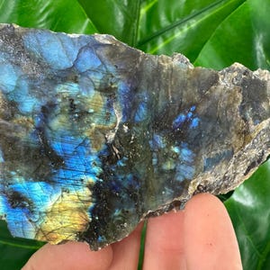 Duży polerowany labradoryt, naturalny kryształ, kryształ energetyczny do wystroju domu, klaster, kryształ labradorytu, minerał labradorytu, specjalny prezent, N1