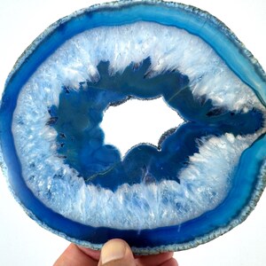 Large Polished Sliced Agate +FREE Stand, Double Sided from Brazil,Agate Stone,Agate Necklace,Home Decor,Office decor,Large Agate