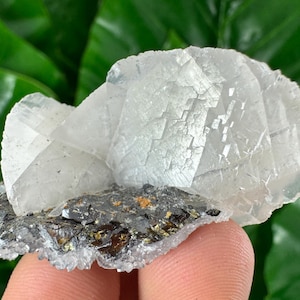 Rare Fluorescent Calcite with Chalcedony  from Djurkovo mine,Laki ,Bulgaria,Calcite Collector,UV Reaction,UV Reactive crystal N54