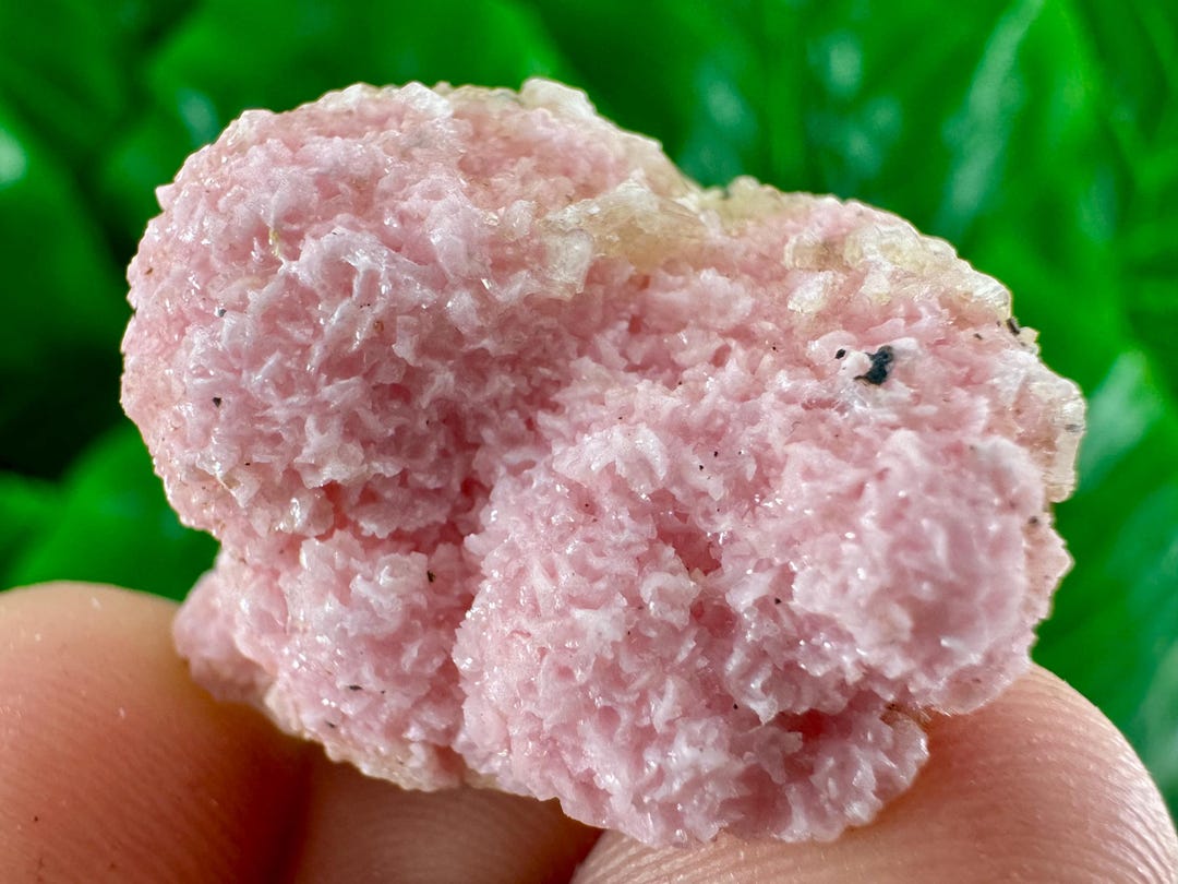 Mini Rhodochrosite With Stilbite From Davidkovo Ore Filed,bulgaria,pink ...