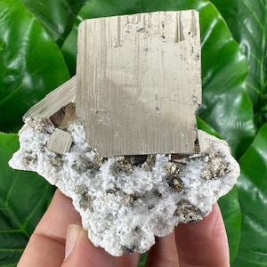 UNGLAUBLICHER GROSSER WÜRFEL Pyrit auf Matrix aus Peru, Natürliches Mineral, Specimen,Cluster,Kristall,Stein,Edelstein,Eisen Pyrit,Goldener Kristall