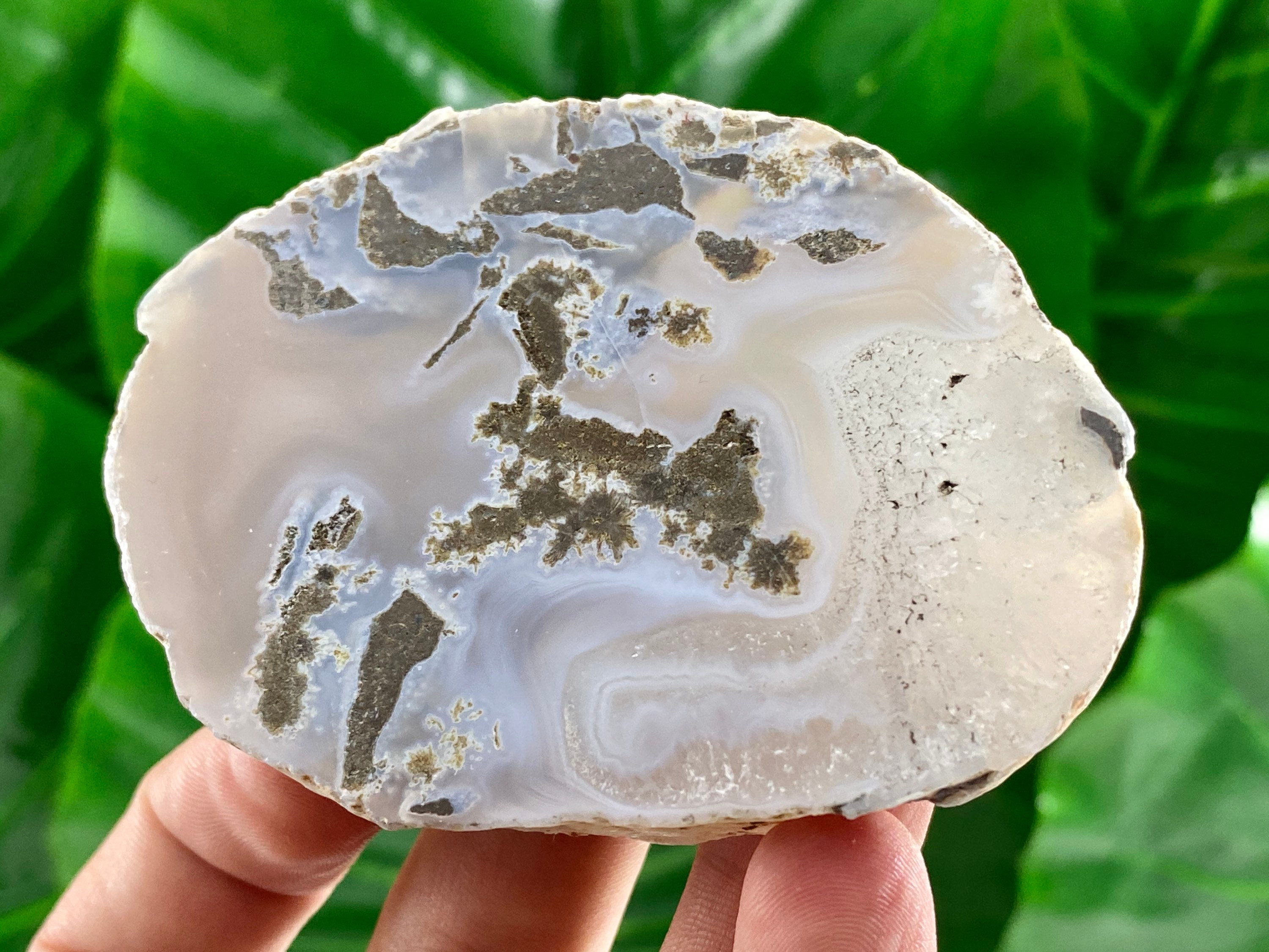 Rare Natural Polished Agate From Bulgaria,geode Agate