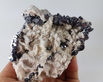 Amazing Calcite with Galena and Quartz from 9th September mine,Madan, Bulgaria,Mineral,Crystal,