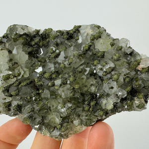 Epidote with Quartz from Hakkari Turkey,Mineral,Collection,Collectibles,Epidote Crystal,Epidote from Turkey,TurkishEpidote N29