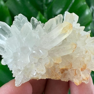 Amazing Quartz with Limonite from 9th September mine,Madan,Bulgaria,Transparent Quartz,Quartz Cluster,Home Decor, Energy Crystal,