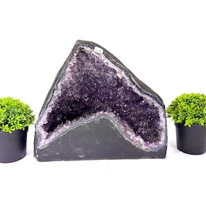 Large Geode Amethyst from Brazil,Geode Amethyst,Big Geode Amethyst Crystal,Mineral Specimen,Purple Quartz,Home Decor,Interior,Amethyst