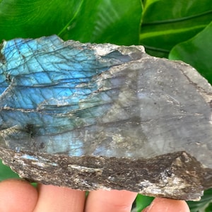 Duży polerowany labradoryt, naturalny kryształ, kryształ energetyczny do wystroju domu, klaster, kryształ labradorytu, minerał labradorytu, specjalny prezent, N3