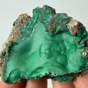 Congo Malachite Crystal Specimen: Green Chakra Stone