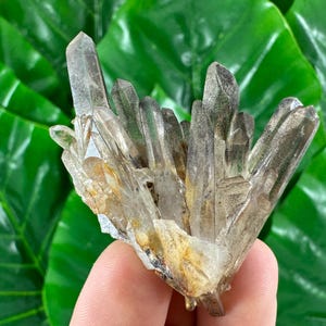 Amazing Quartz with Iron oxide from 9th September mine,Madan,Bulgaria,Transparent Quartz,Quartz Cluster,Home Decor, Energy N39