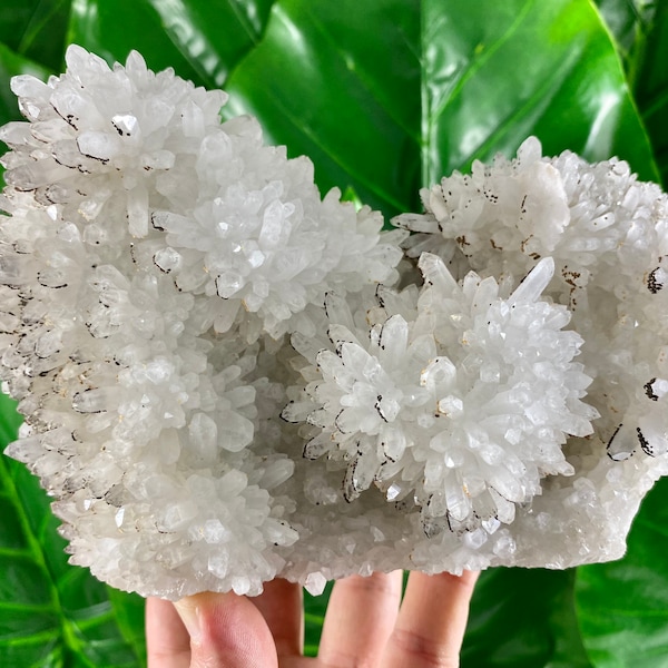 Large Quartz with Calcite, Madan Bulgaria Mineral Specimen, Home Decor
