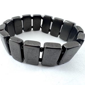 Shungite bracelet made of real shungite stone on a tie with adjustable size,Men&#39;s bracelet,100% real Shungite
