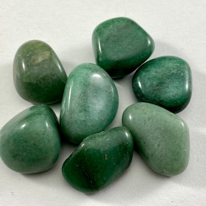 Ein (1) getrommelter grüner Aventurin, Wohnkultur, grüner Aventurin-Kristall, Reiki-Heilkristalle, Herzchakra, Energiekristall