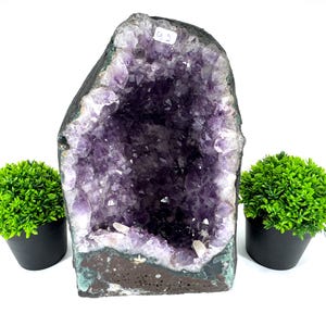 Large Geode Amethyst from Brazil,Geode Amethyst,Big Geode Amethyst Crystal,Mineral Specimen,Purple Quartz,Home Decor,Interior,Amethyst