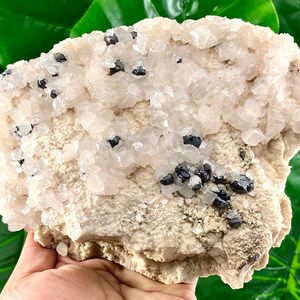 Large Calcite with Galena and second Generation Fluorescent Calcite from Krushev dol mine,Madan,Bulgaria,Home Decor,Calcite Collector,Uv