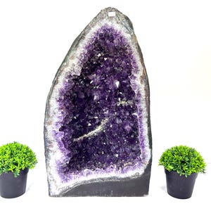 Large Geode Amethyst from Brazil,Geode Amethyst,Big Geode Amethyst Crystal,Mineral Specimen,Purple Quartz,Home Decor,Interior,Amethyst