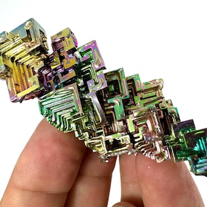 Rainbow Bismuth Cluster,Bismuth Specimen,Bismuth Crystal,Lab Grown Stone,Home Decor, Colourful Crystal,Pieces Bismuth,Bismuth Colourful.