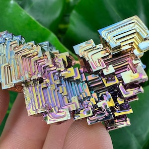 Rainbow Bismuth Cluster,Bismuth Specimen,Bismuth Crystal,Lab Grown Stone,Home Decor, Colourful Crystal,Pieces Bismuth,Bismuth Colourful.N2