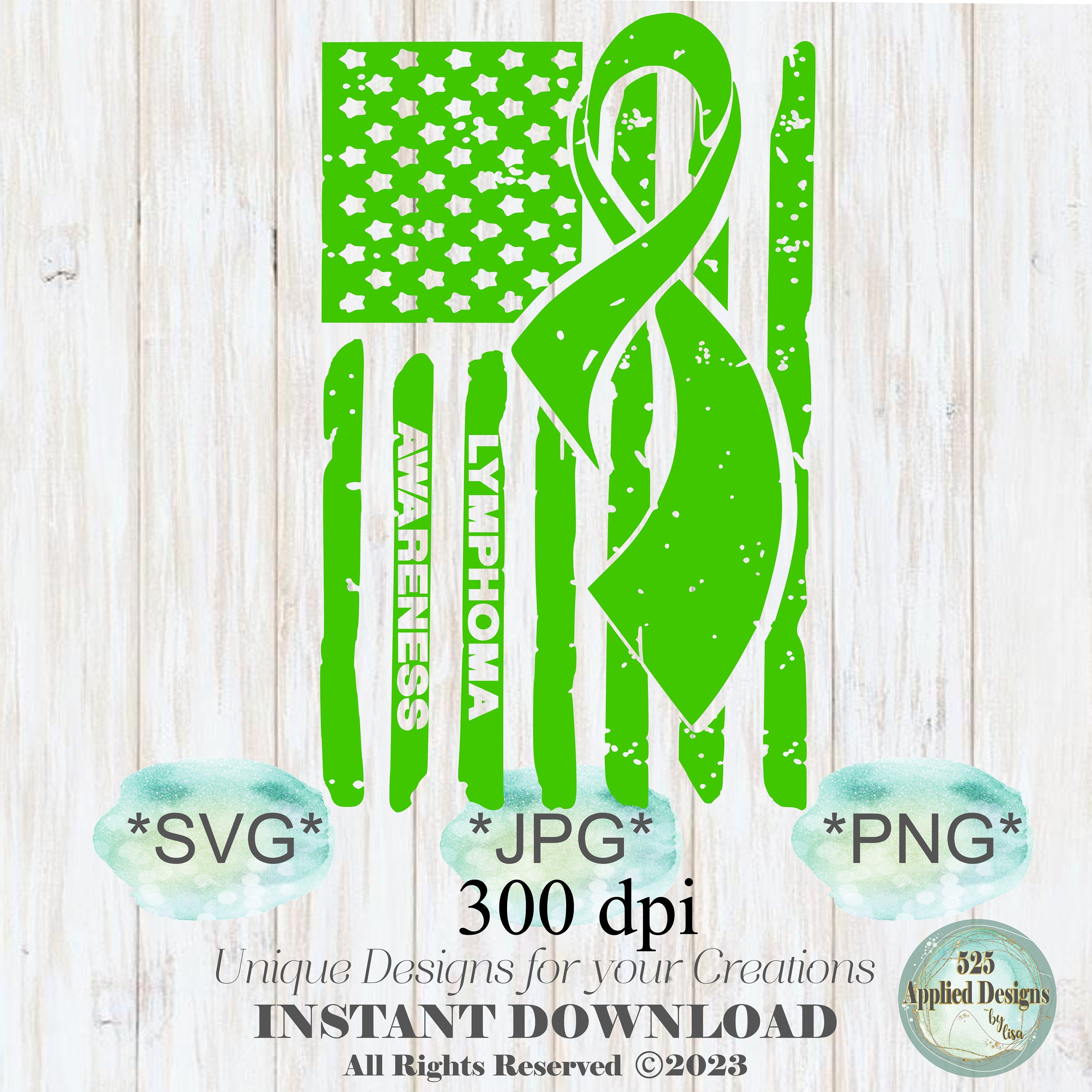 Lymphoma Awareness Ribbon Cutting File, Silhouette, Cricut, SVG, Jpg ...