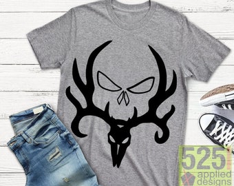 Download Deer Hunter American Flag Skull Cutting File Studio 3