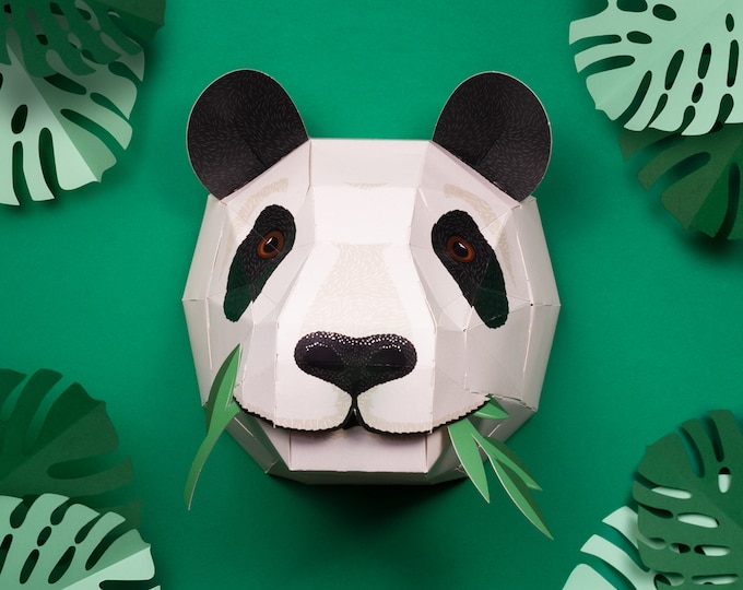 Create Your Own Giant Panda Head