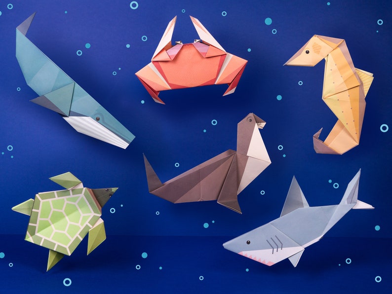 Create Your Own Giant Ocean Origami image 1