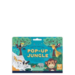 Colour In Pop-Up Jungle Fold Out Play Scene image 2