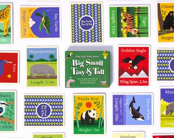 Big Small Tiny and Tall Card Game