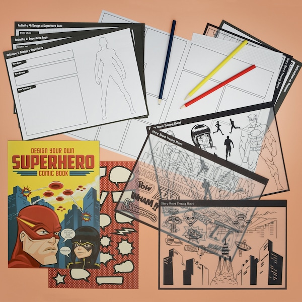 Design Your Own Superhero Comic Book