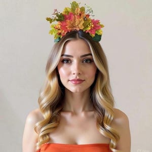 Herbst Feenkrone - Passt Kind zu Erwachsenen - Waldelfe Krone - Herbst Waldelfe Krone - Photo Prop - Feenkostüm - Pixie Krone - Elfe