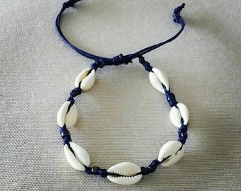 Cowry Shell Bracelet/Anklet  |Natural Shell Bracelet | Cowry Kauri Shell | Boho Bracelet| Beach Bracelet | Shell Jewelry | Shell Bracelet