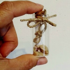 10 X Mini Message in a Bottle, Scroll in a Bottle, Beach in a Bottle ...