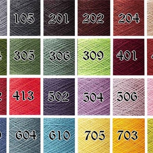 2 pcs Embroidery sewings floss 100% flax