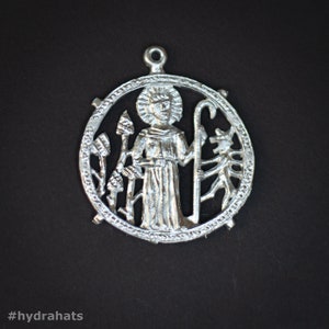 Medieval pilgrims badge Saint Procopius of Sázava