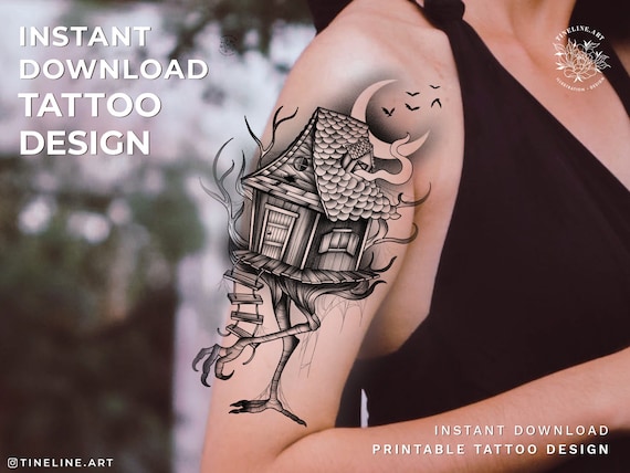 Had so much fun with this spooky bungalow 🥰 I think everyone needs a house  tattoo. Thanks so much Jarrod! | Instagram