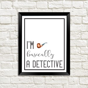 True Crime Detective Print: Podcast Lover Gift (Digital Download)
