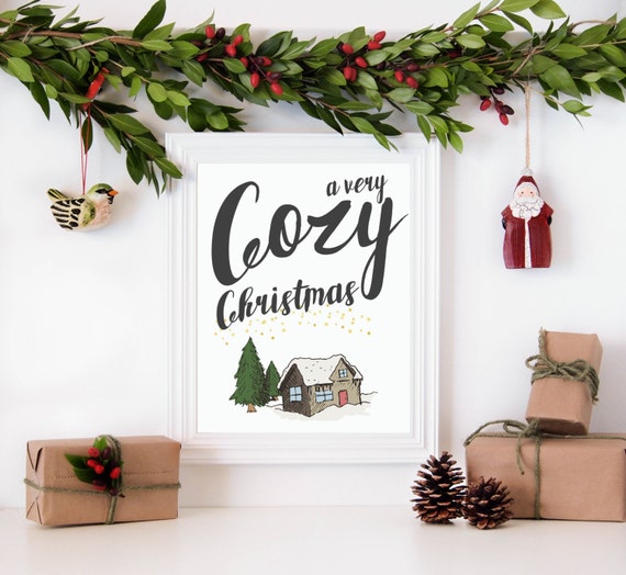 holiday cozy print holiday cozy print