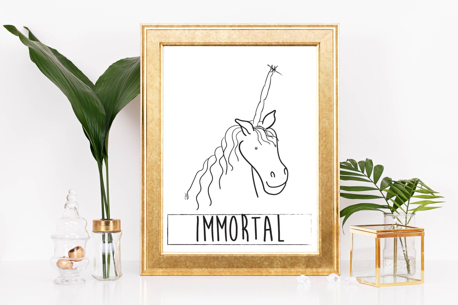 Unicorn Print, Unicorn Poster, Unicorn Wall Art, Unicorn Printable ...